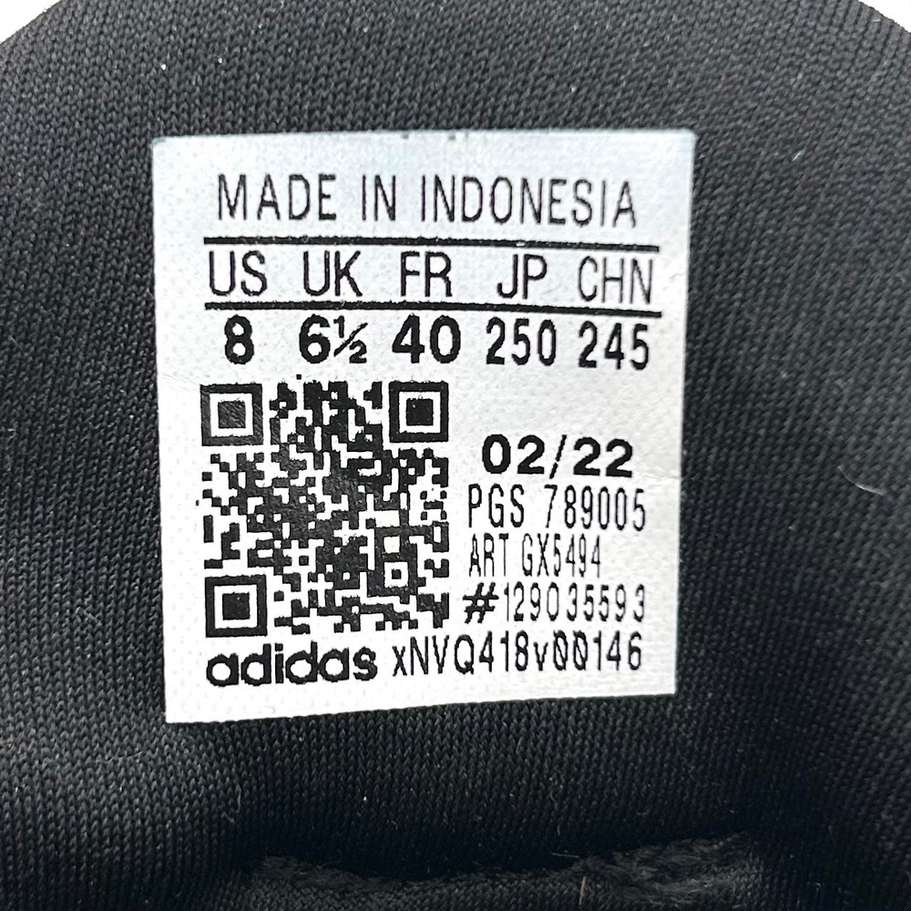 Adidas SolarGlide 5 Sneakers Womens 8 Black‎ Carbon Running Shoes GX5494 - Picture 10 of 11
